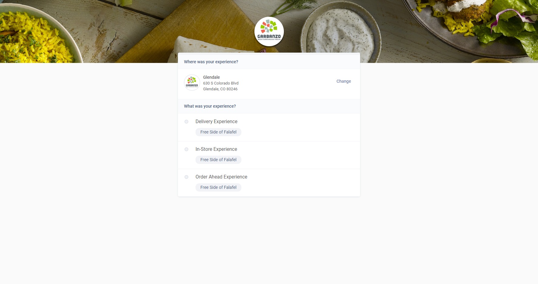 Garbanzo Mediterranean Fresh